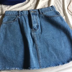 Brandy Melville Juliet denim skirt